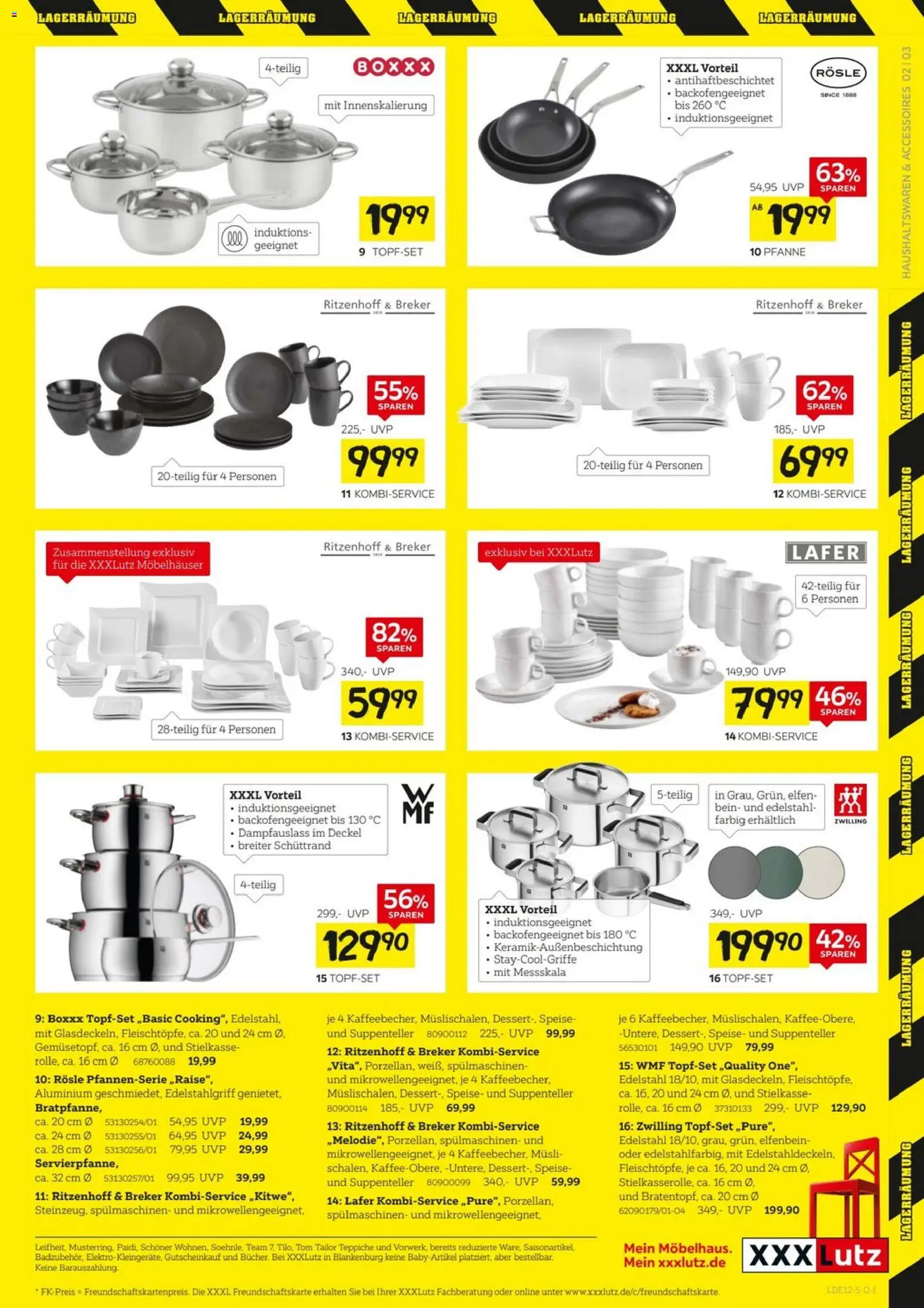 XXXL Lutz Lagerräumungsverkauf – gültig ab 30.11.2025 | Seite: 3 | Produkte: Musli