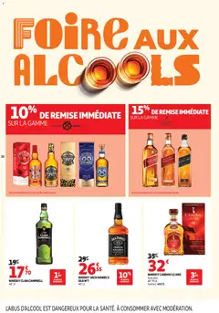 Auchan - Prévisualisation de Auchan - C'est parti pour les 25 JOURS AUCHAN valide à partir de 28.10.2025 | Page: 26 | Produits: Whisky, Alcools, Whisky clan Campbell, Whisky Cardhu 12 ans