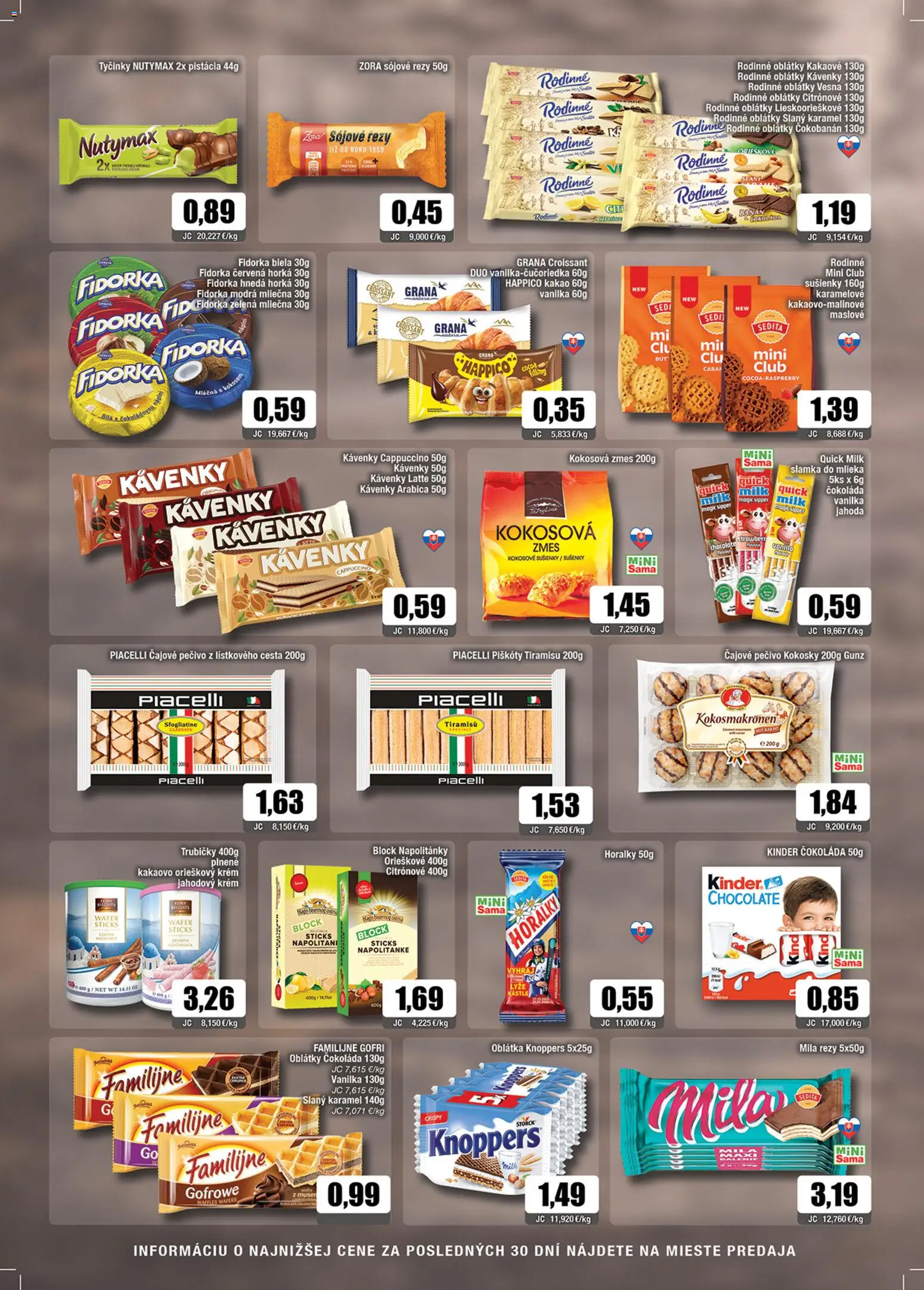 Nové Sama akcie – leták je platný od 05.12.2025 | Strana: 8 | Produkty: Čokoláda, Krém, Horálky, Kakao