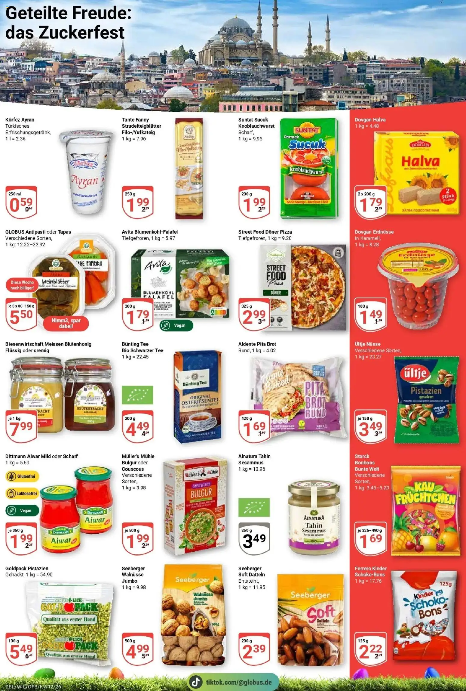 Globus prospekt Wittlich	 – gültig ab 15.03.2026 | Seite: 13 | Produkte: Mühle, Blumenkohl, Brot, Nüsse