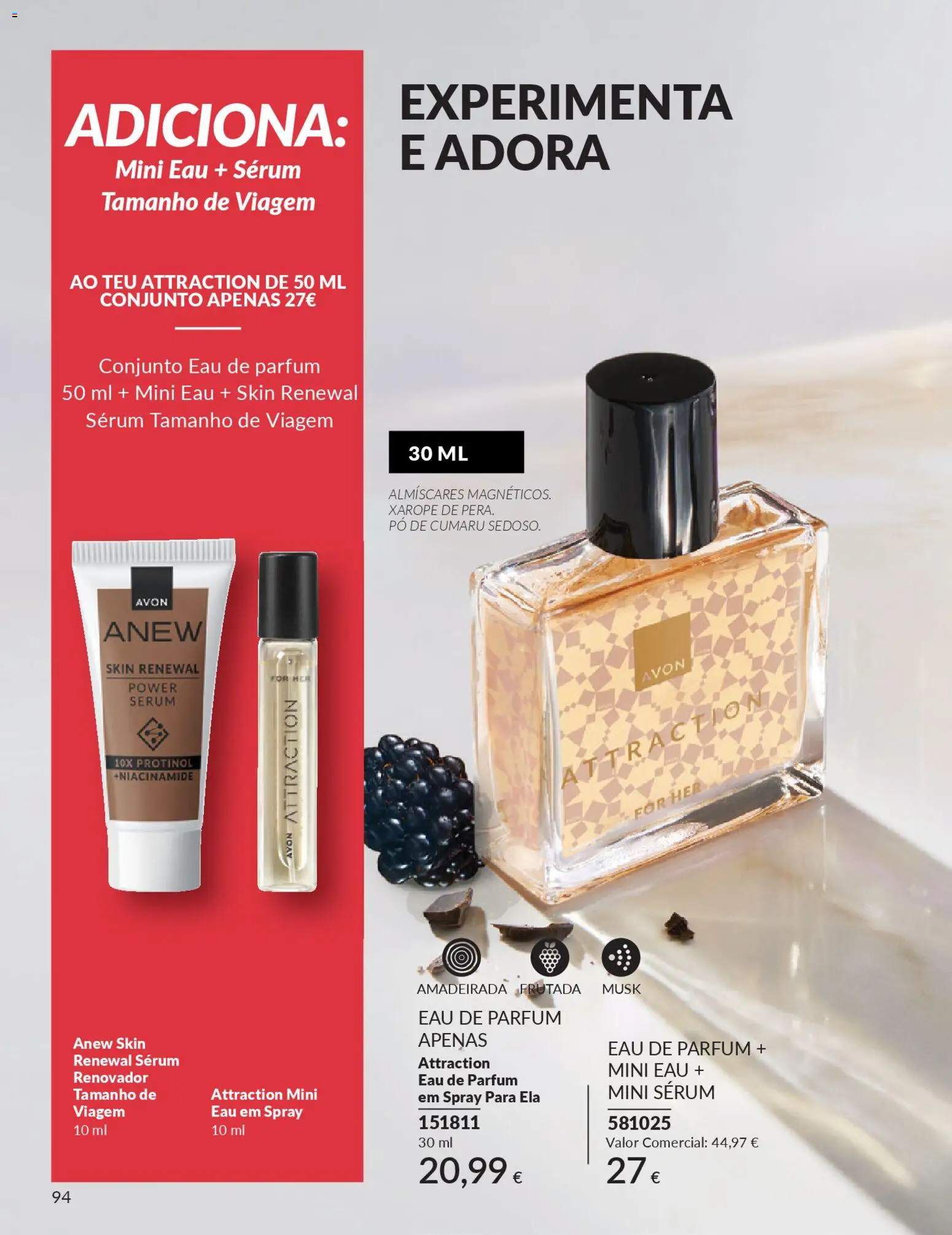 Catálogo Avon Campanha 1 │ válido de 01.01.2026 | Página: 94 | Produtos: Perfume, Pó, Sérum, Xarope