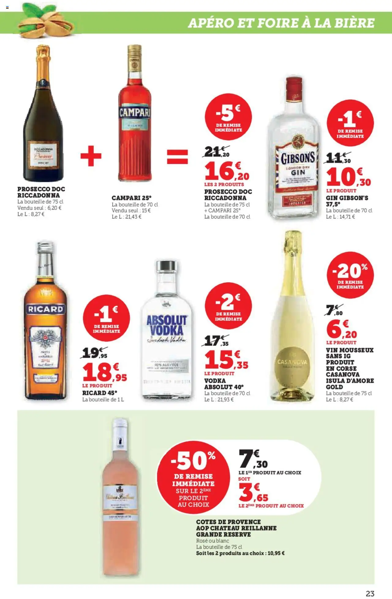  | Page: 23 | Produits: Vodka, Vin mousseux, Prosecco, Vin