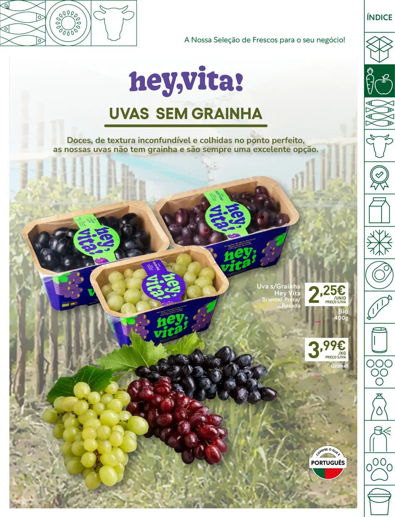 Recheio folheto │ válido de 19.08.2025 | Página: 9 | Produtos: Uvas