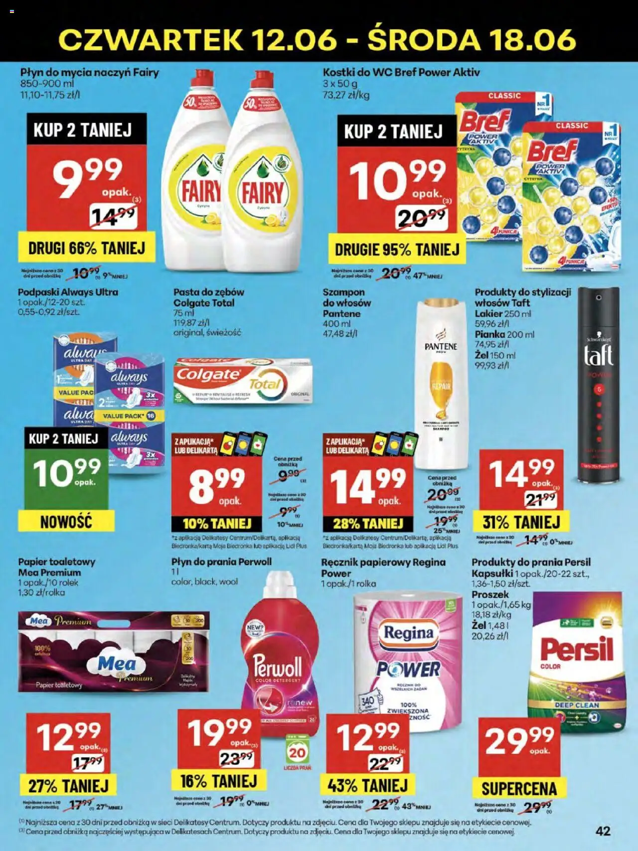 Delikatesy Centrum Gazetka - Sklepy Własne od 12.06.2025 | Strona: 42 | Produkty: Cytryna, Delikatesy, Szampon, Pasta do zębów
