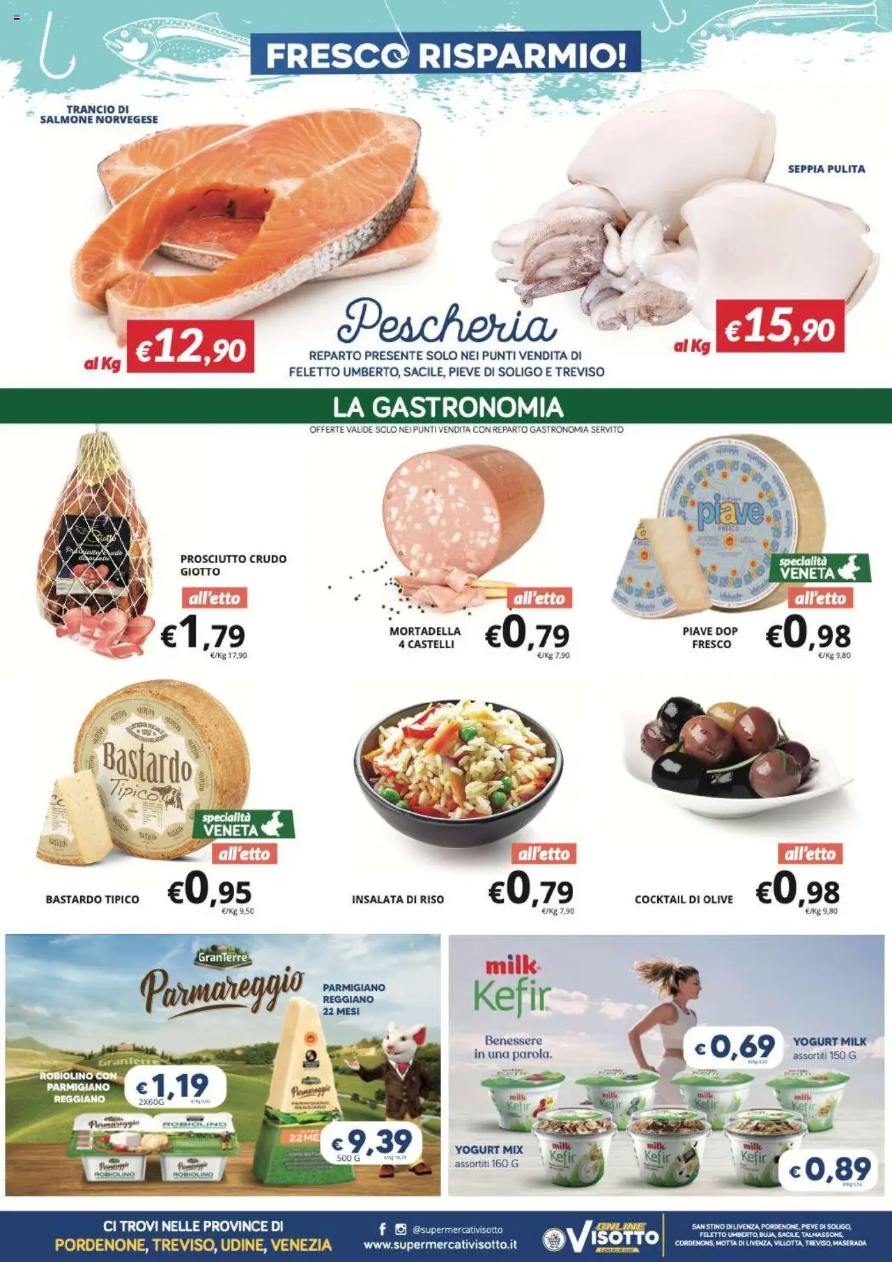Volantino Visotto del 13.08.2025 | Pagina: 3 | Prodotti: Prosciutto Crudo, Insalata, Olive, Prosciutto