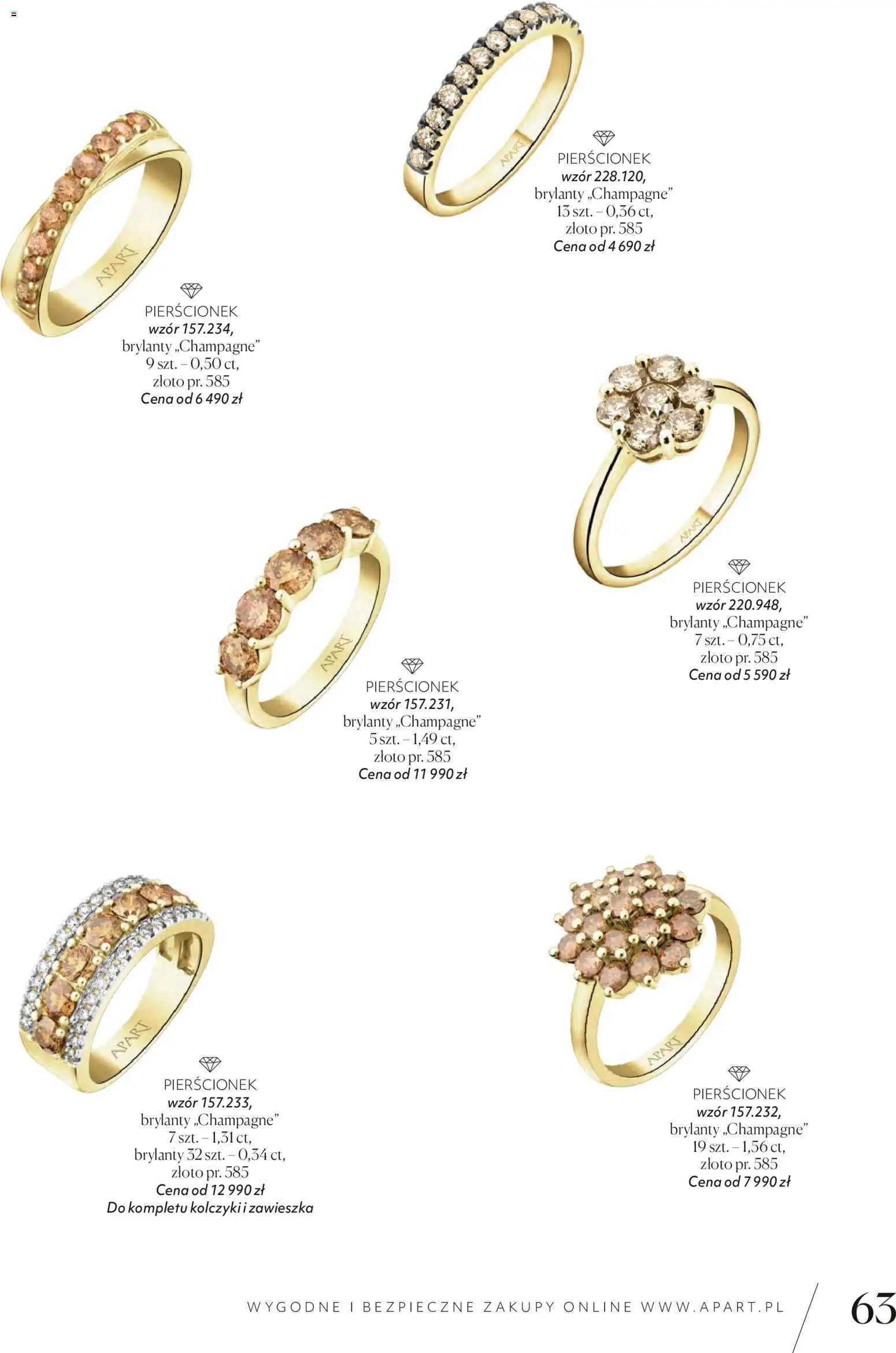 Apart promocje od 04.11.2025 | Strona: 65 | Produkty: Pierścionek