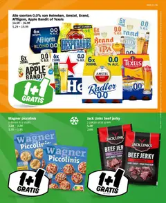 Poiesz - Folder week 1 - Voorbeeld van een folder van Poiesz, geldig van 28.12.2025 | Pagina: 29 | Producten: Bier, Kan, Borjúlábszár, Jack Links