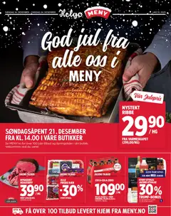 Forhåndsvisning av Meny Helgø kundeavis gyldig fra 14.12.2025