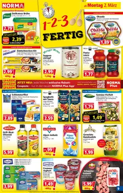Norma Flugblatt ab 02.03.2026 gültig | Seite: 9 | Produkte: Bad, Joghurt, Hajdina liszt, Schweinefleisch