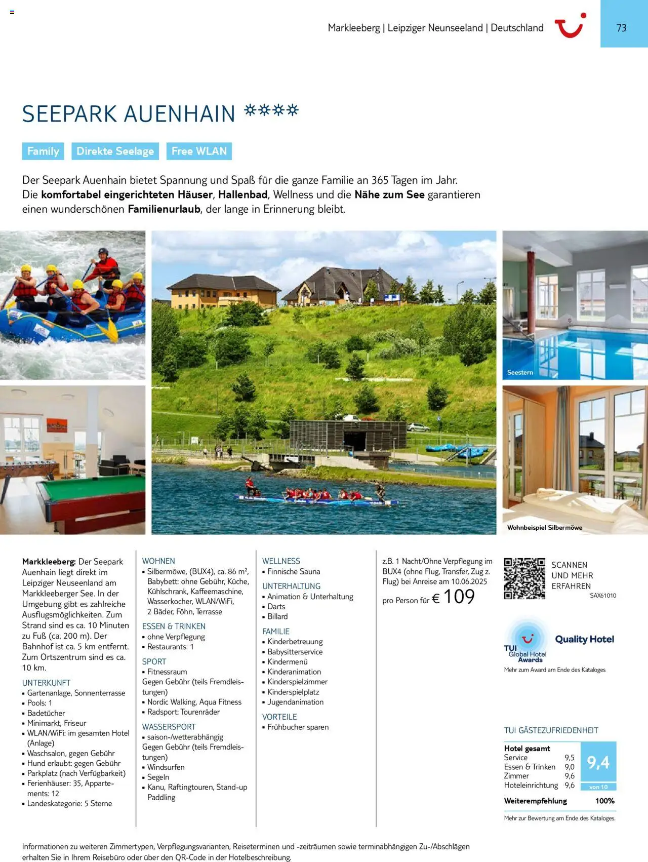 TUI Prospekt 	 – gültig ab 01.11.2024 | Seite: 73 | Produkte: Babybett