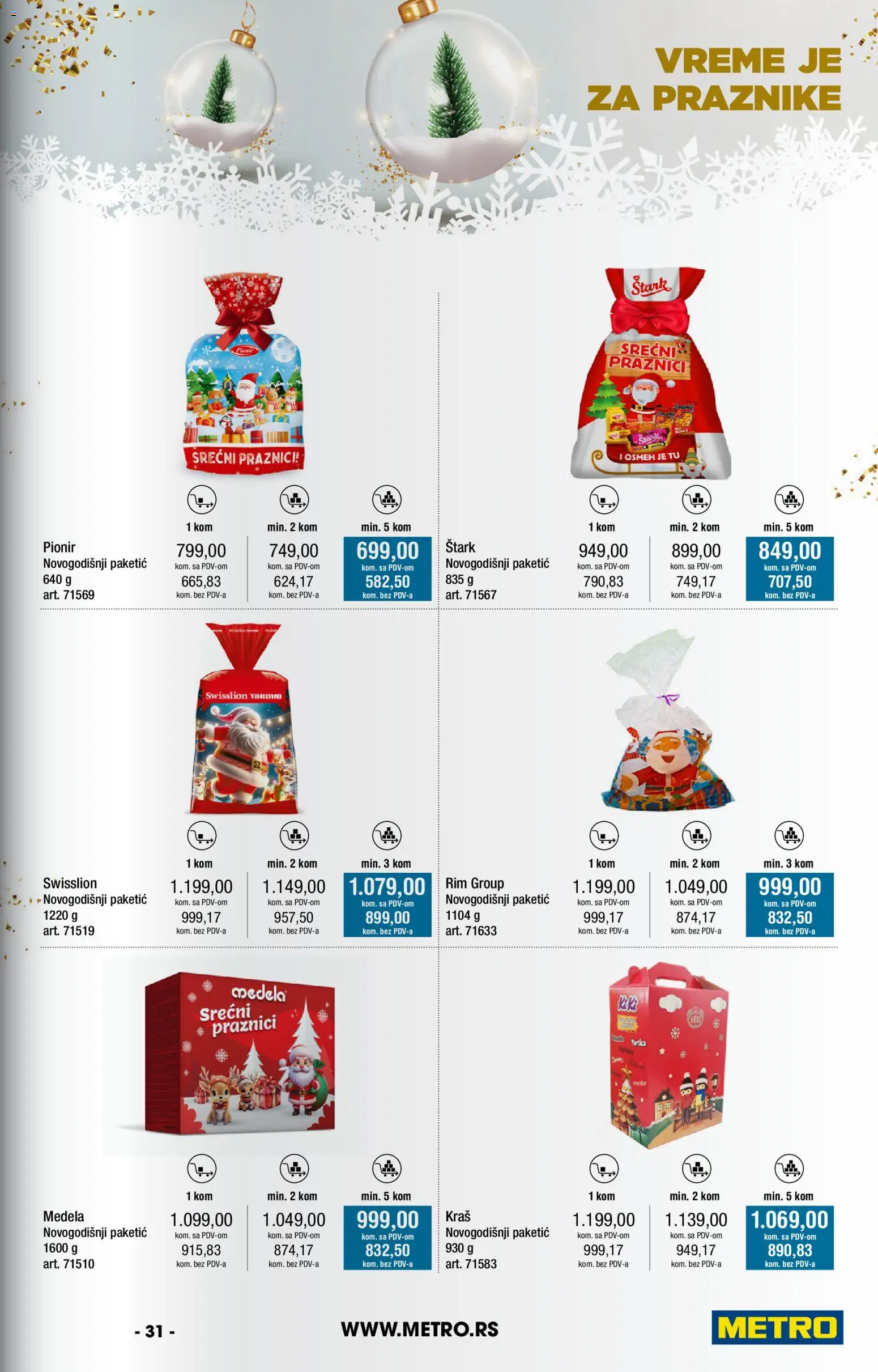 Metro katalog - važi od 14.11.2025 | Strana: 31 | Proizvode: Smoki