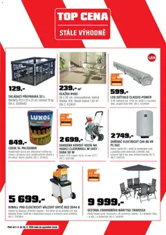 Náhled letáku OBI leták od 01.04.2026 | Strana: 25 | Produkty: Dlažba, Přepravka, Drtič, LED