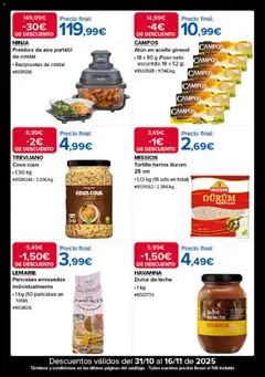 Vista previa Costco Black Friday válido desde el 31.10.2025 | Página: 6 | Productos: Leche, Aceite, Peso, Freidora