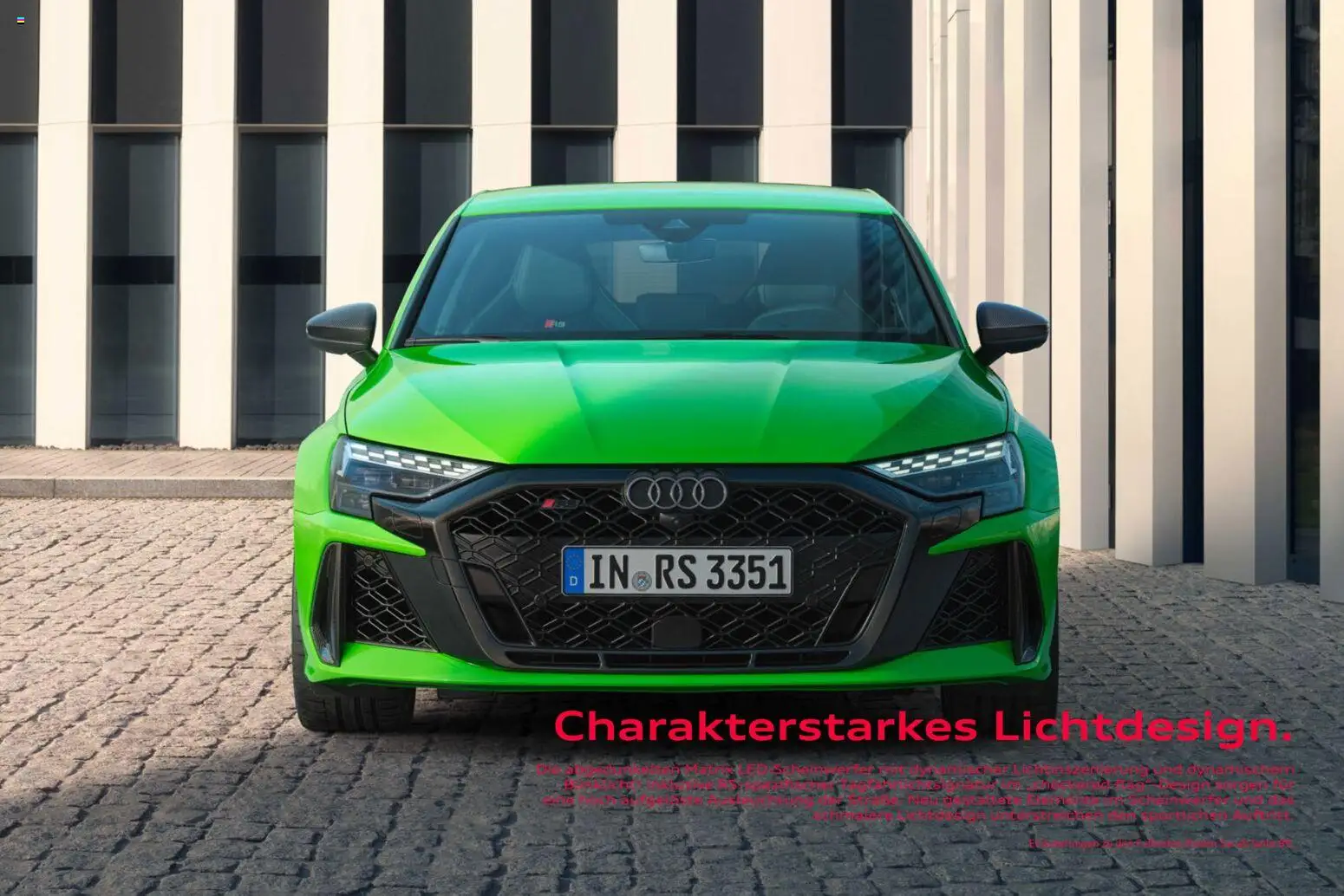 Audi RS 3 Sportback / RS 3 Limousine – gültig ab 28.10.2025 | Seite: 5