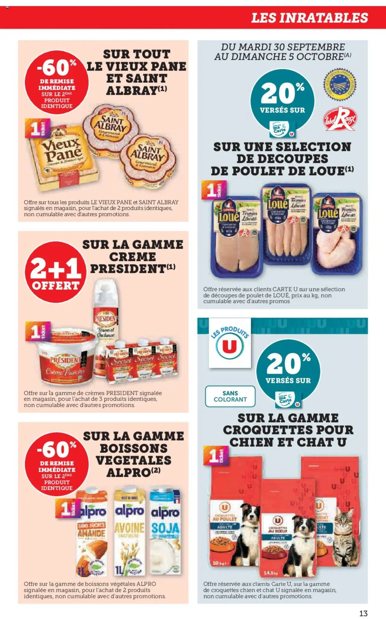 {H1} | Page: 13 | Produits: Amande, Crème fraiche, Crème