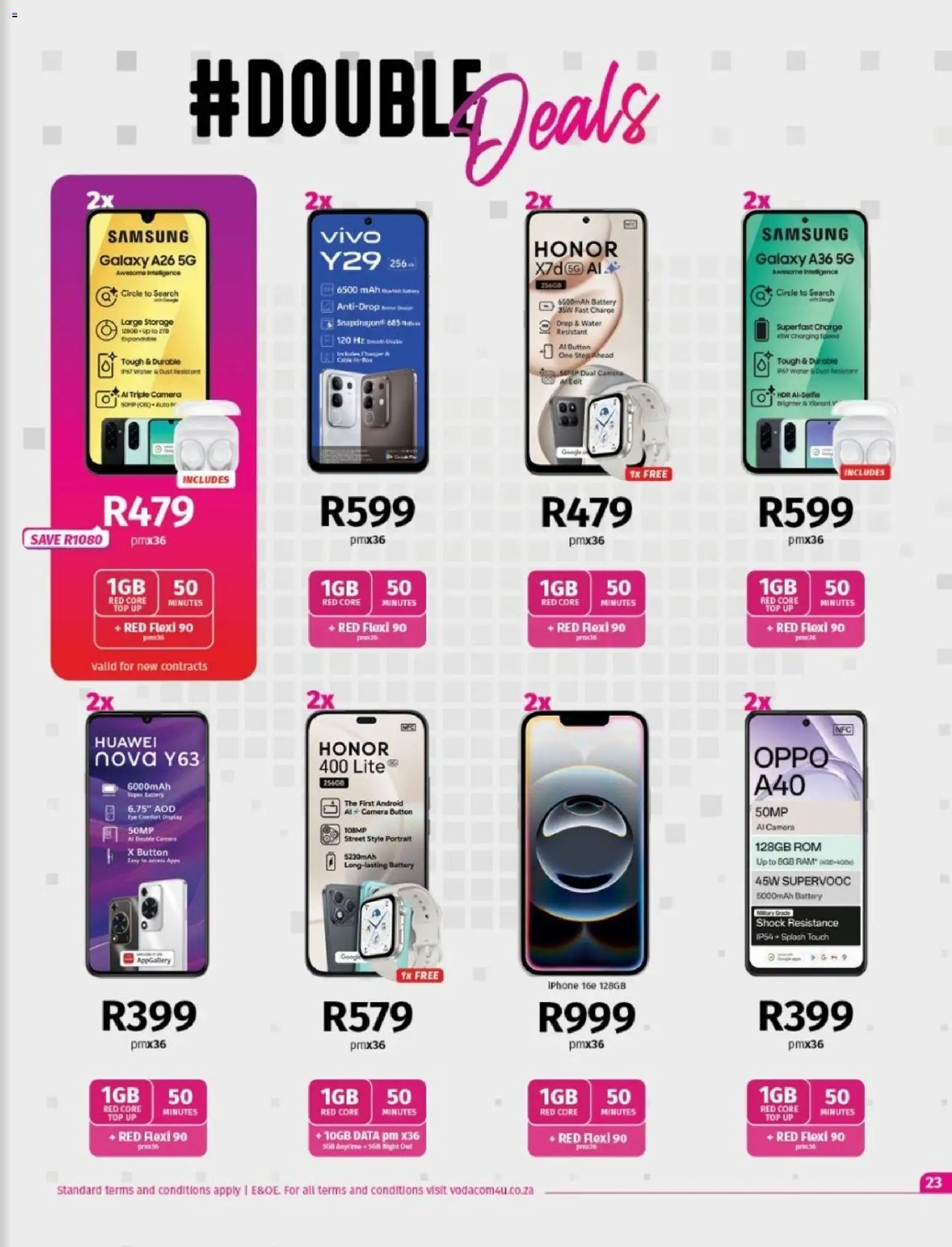 New Vodacom catalogue – valid from 06.02.2026 | Page: 23 | Products: Camera, Cable, Box, Water