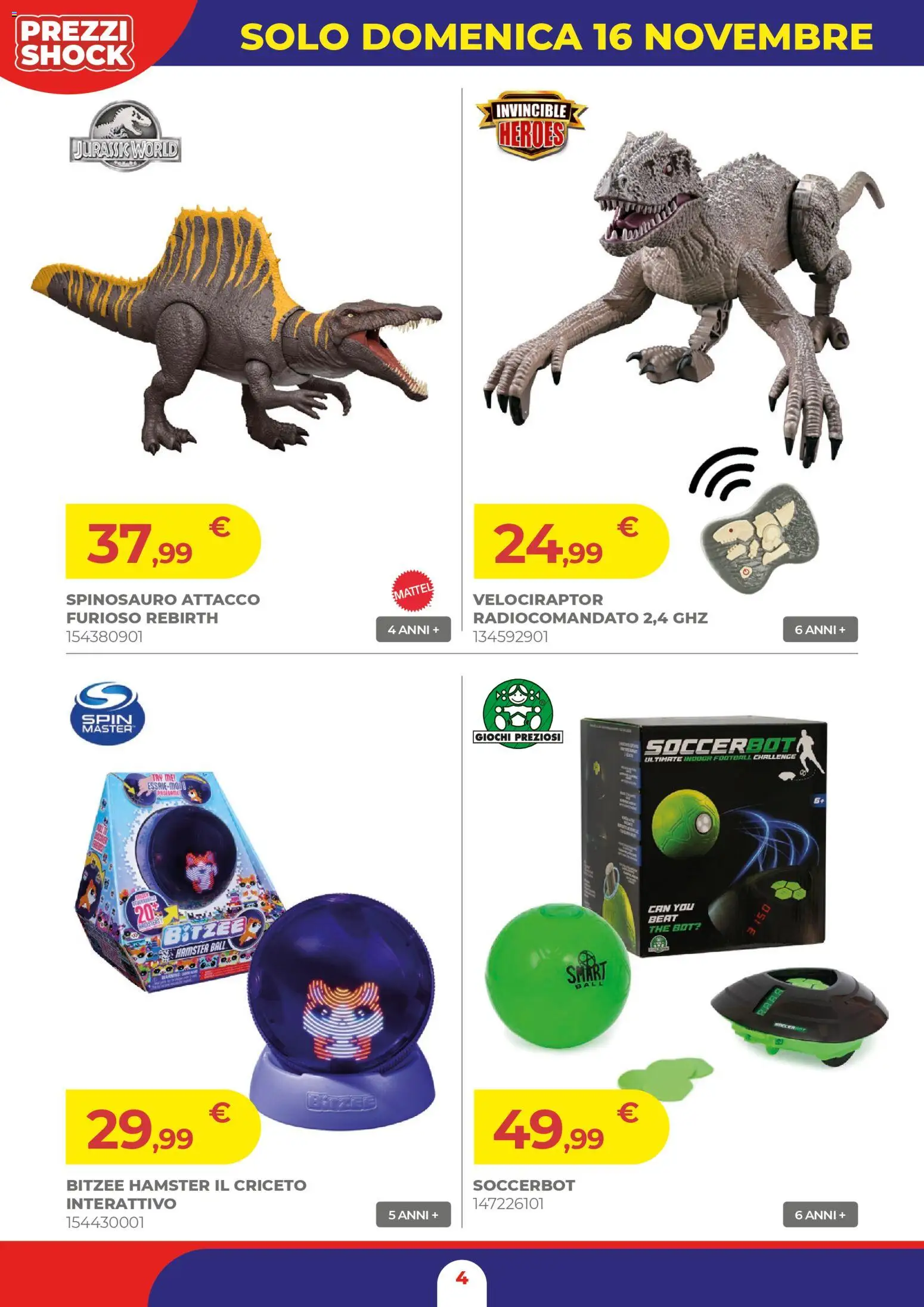 Volantino Toys Center del 16.11.2025 | Pagina: 4 | Prodotti: The