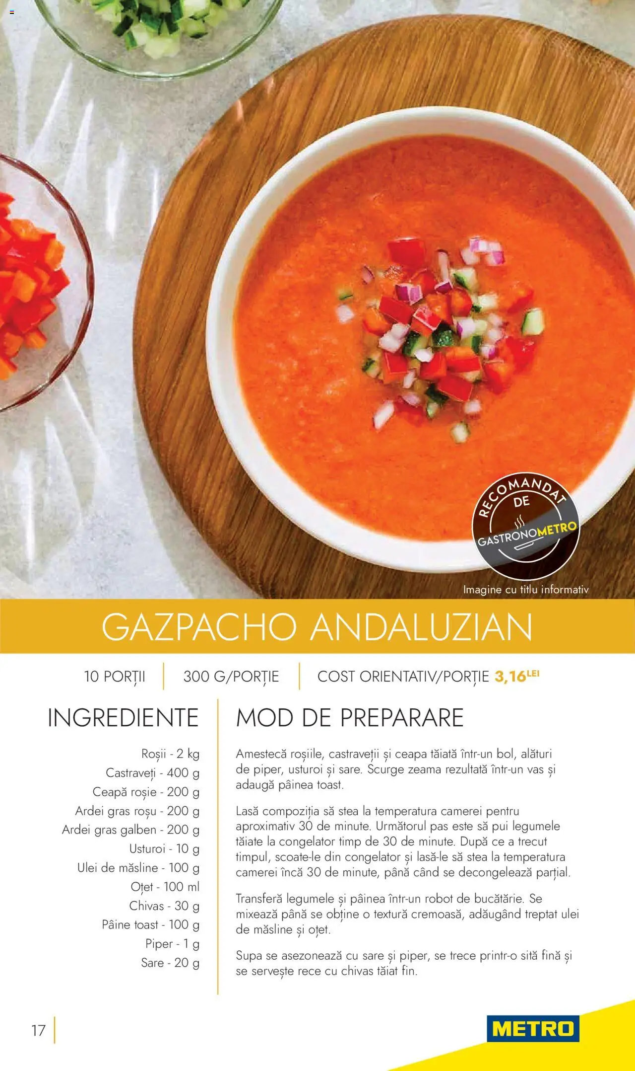 Noul catalog Metro – valabil de la 24.10.2023 | Pagină: 17 | Produse: Robot, Oțet, Roșii, Castraveți