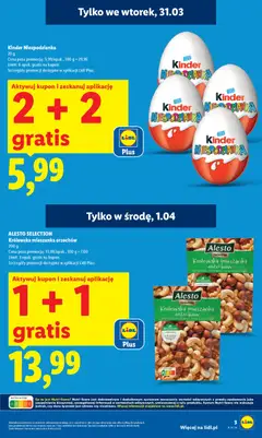 Pogląd oferty "Kinder Niespodzianka, 20 g" - ważna od 30.03.2026 | Strona: 3
