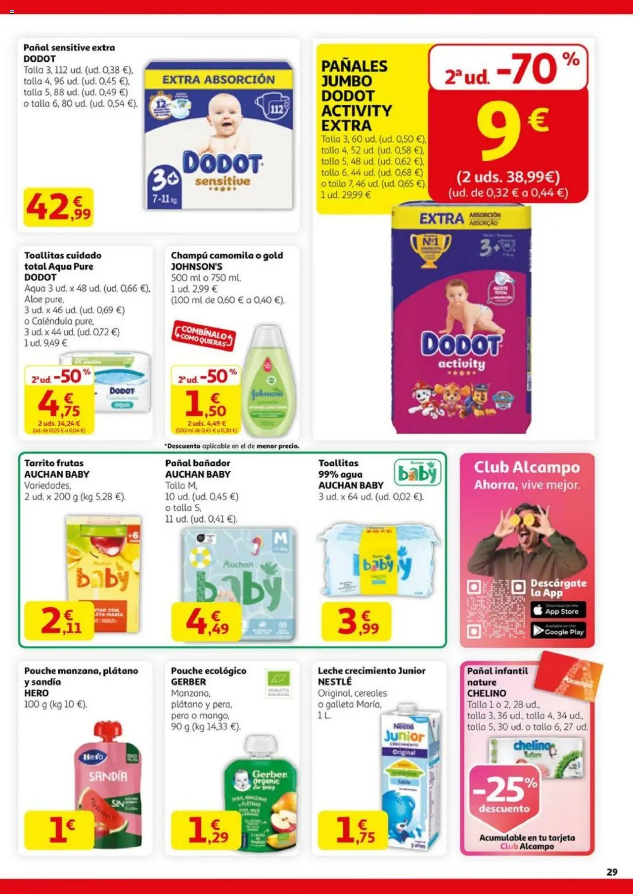 Alcampo - HP Nacional  │ válido desde el 14.08.2025 | Página: 29 | Productos: Champú, Leche, Cereales, Sandía