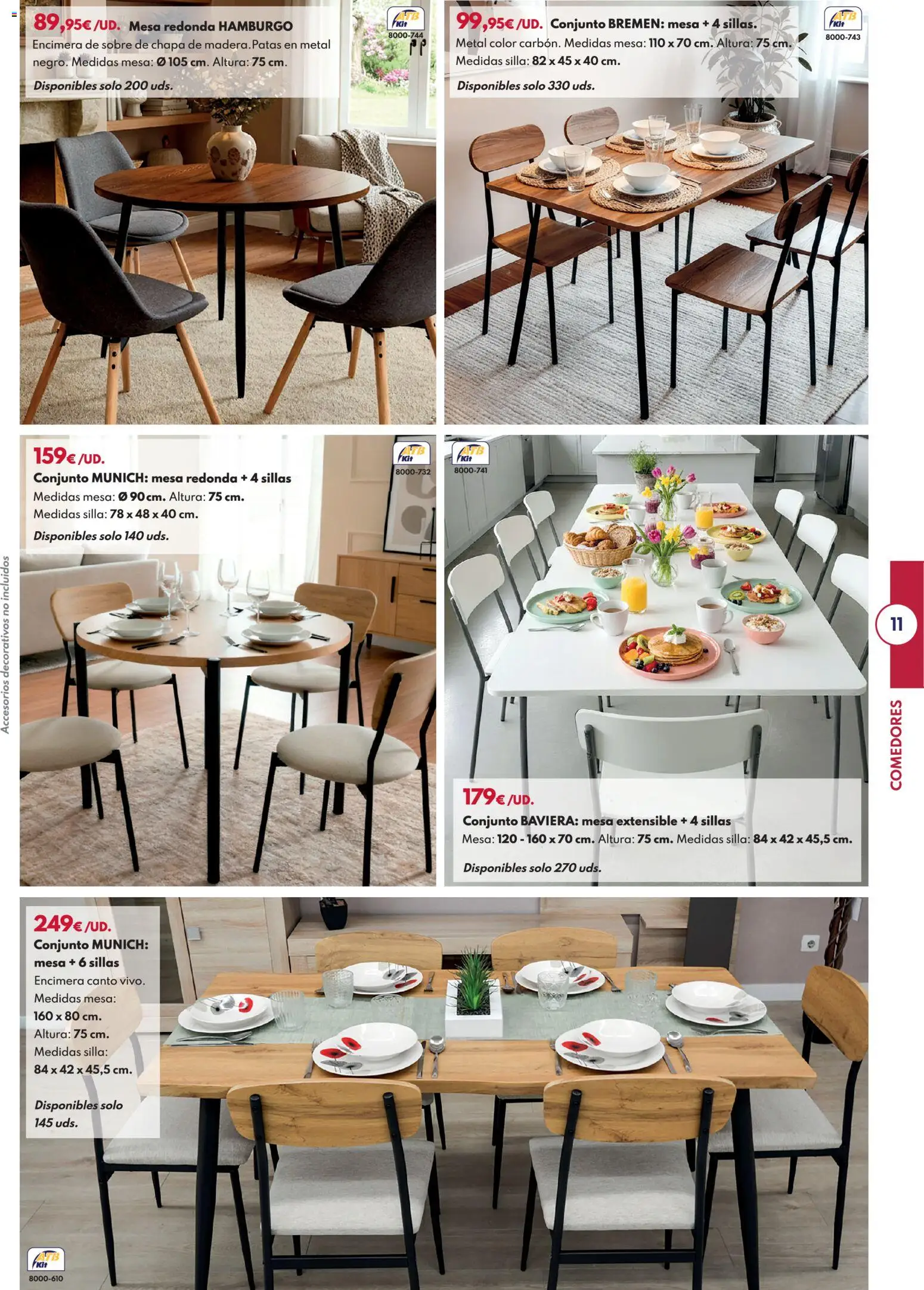 BricoCentro folleto │ válido desde el 23.03.2026 | Página: 11 | Productos: Mesa extensible, Mesa, Silla