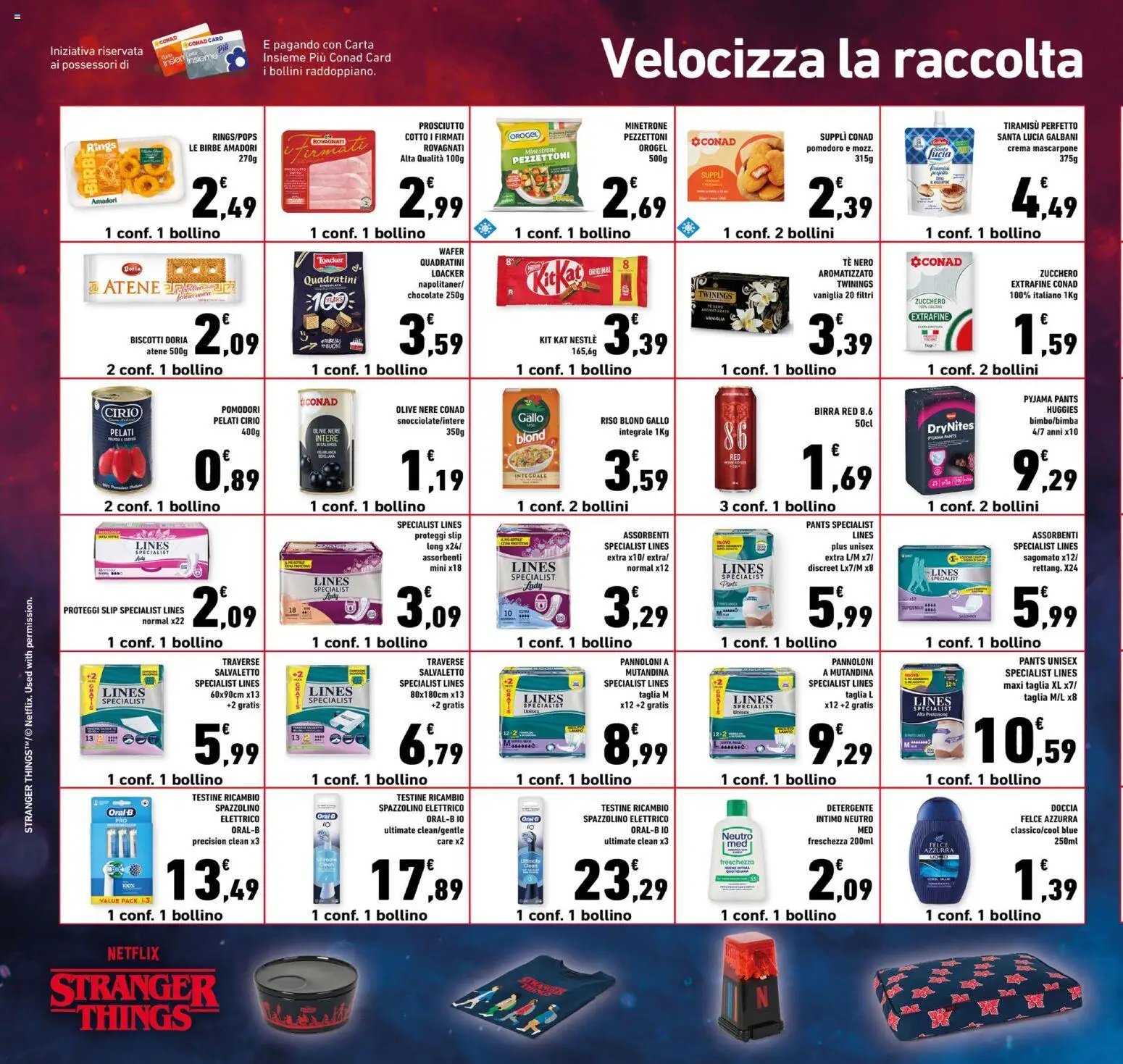 Volantino Conad del 19.11.2025 | Pagina: 20 | Prodotti: Minestrone, Detergente, Slip, Zucchero