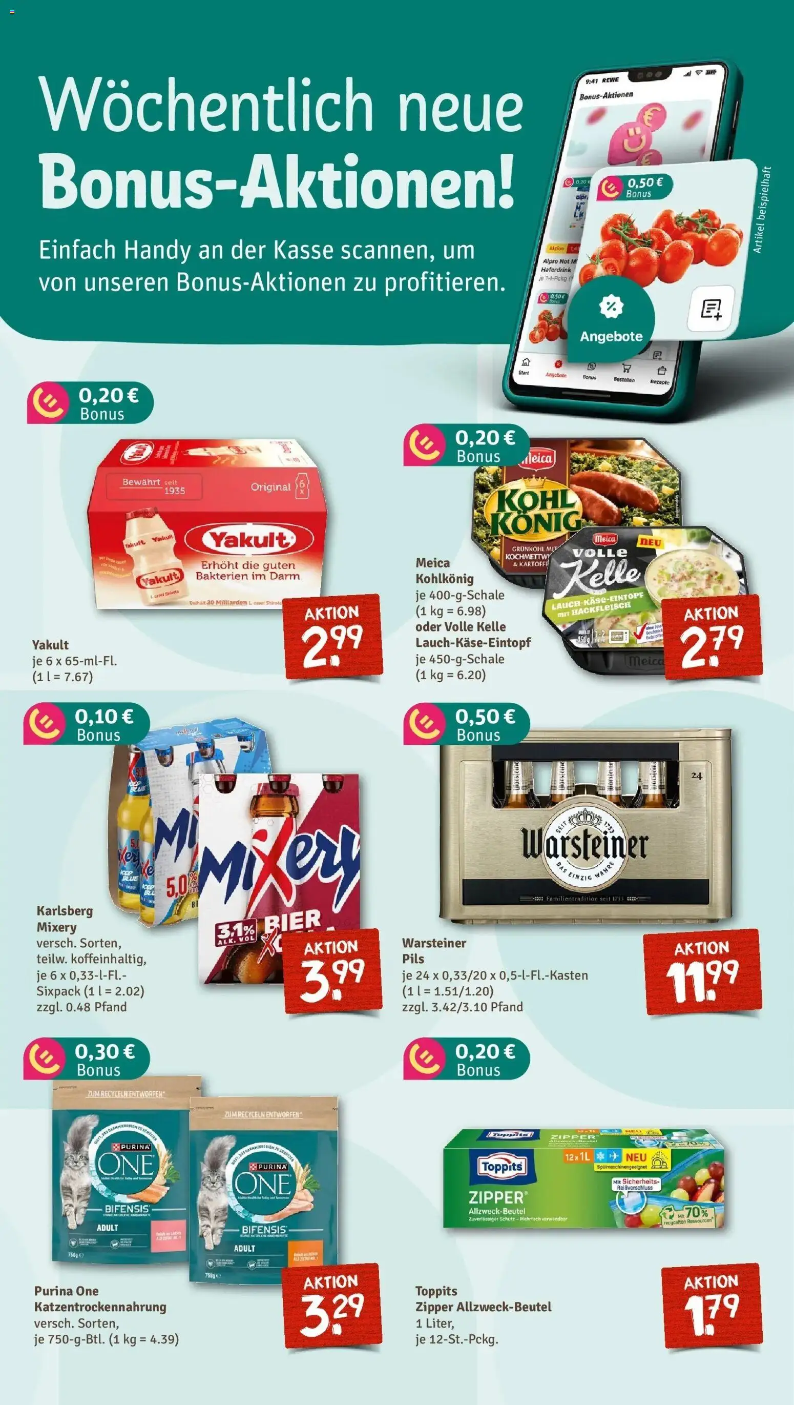 Rewe prospekt Hiddenhausen/Sundern	 – gültig ab 22.02.2026 | Seite: 5 | Produkte: Bier, Pils, Meica, Alpro