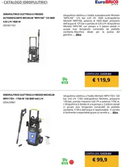 Anteprima del volantino Eurobrico Idropulitrici catalogo valido a partire dal 23.07.2025 | Pagina: 15 | Prodotti: Carrello, Idropulitrice