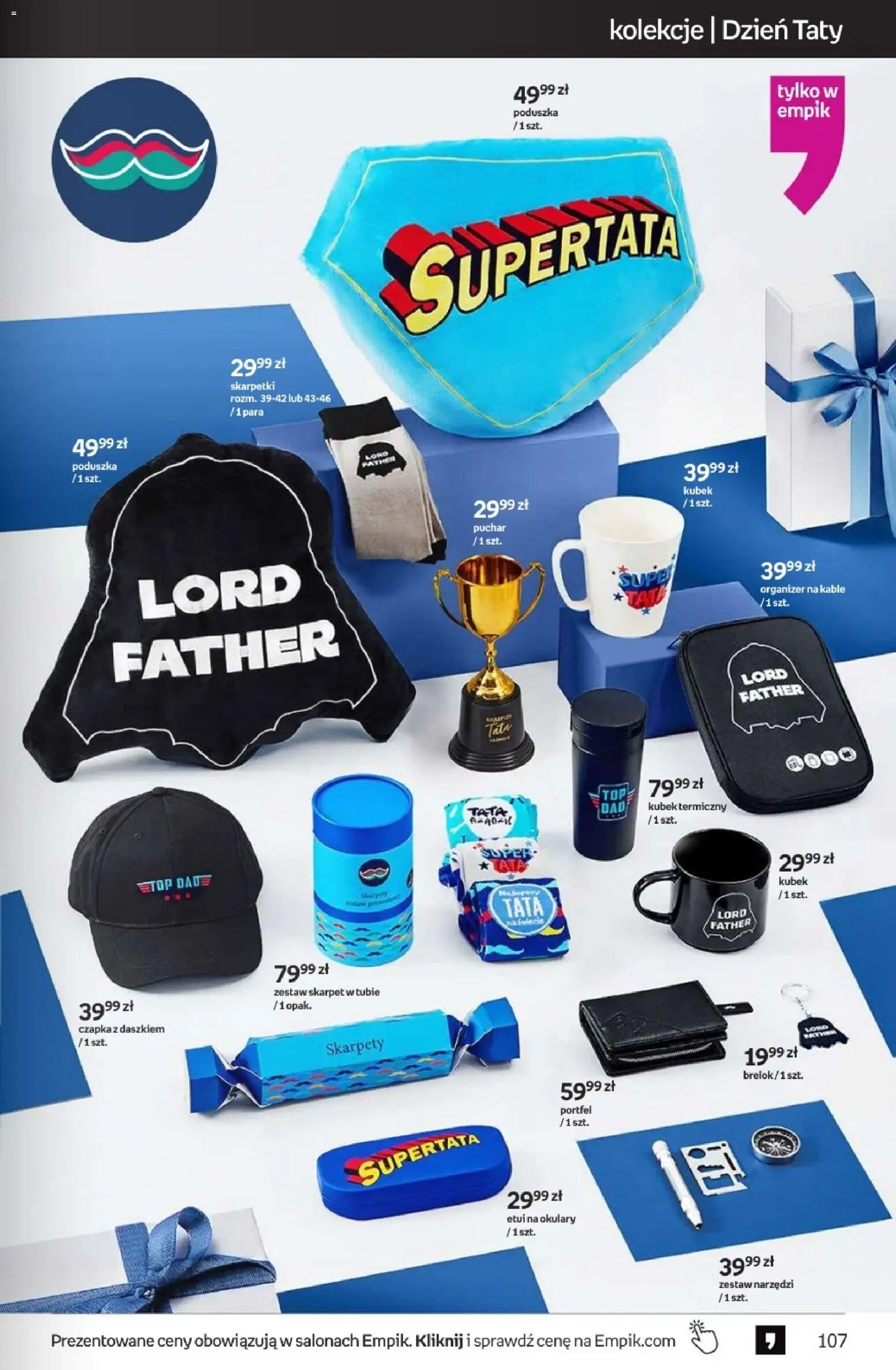 Empik promocje - Tom kultury Zabawki od 22.04.2026 | Strona: 33 | Produkty: Skarpety, Skarpetki, Zestaw narzędzi, Poduszka