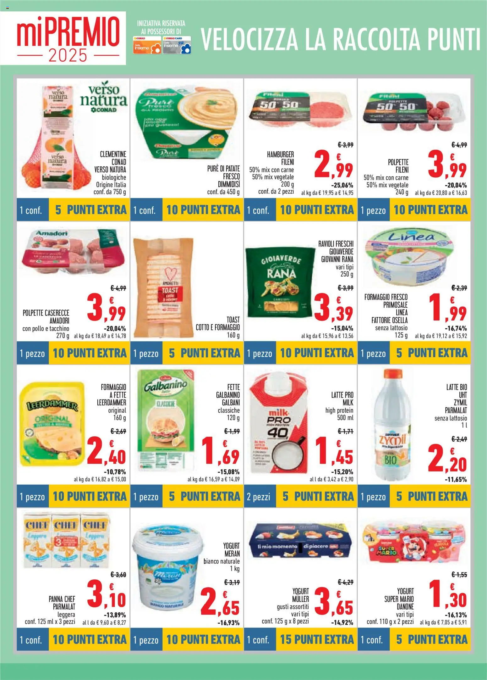 Volantino Conad del 06.11.2025 | Pagina: 8 | Prodotti: Patate, Tacchino, Ravioli, Hamburger