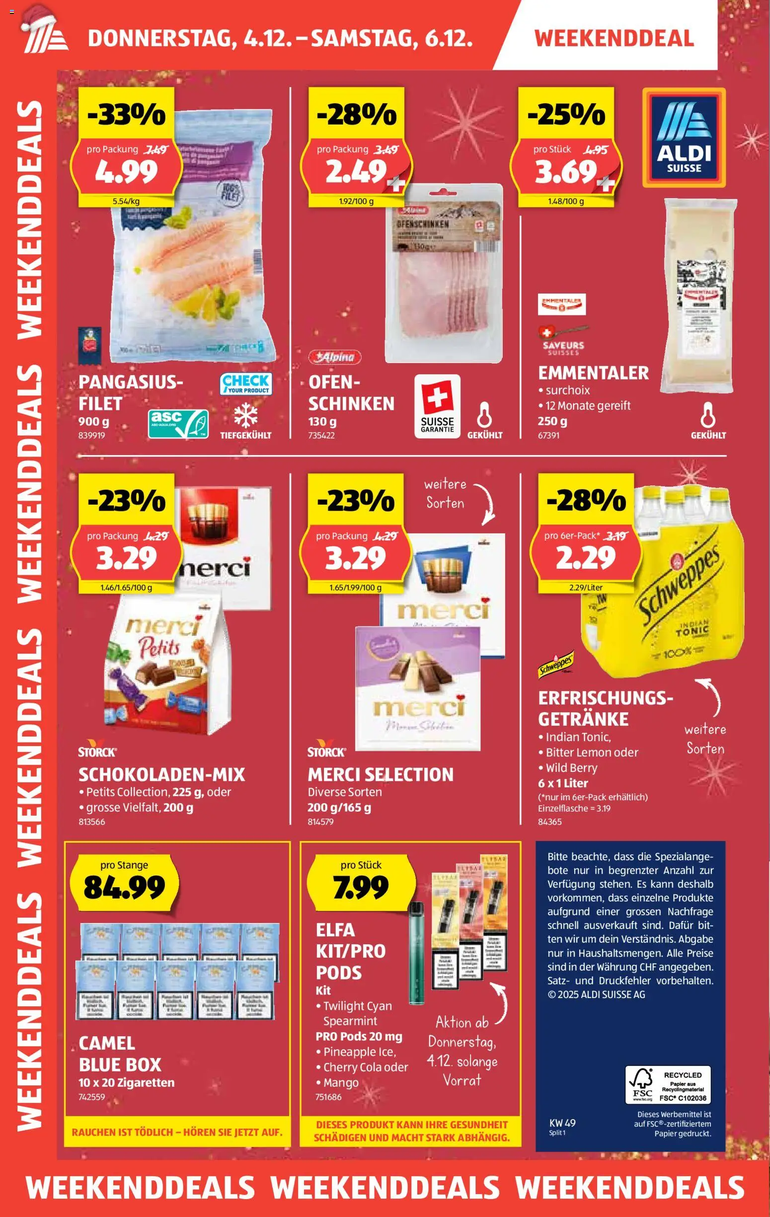 Aldi Aktionen – gültig ab 04.12.2025 | Seite: 2 | Produkte: Box, Schinken, Mango, Ofen
