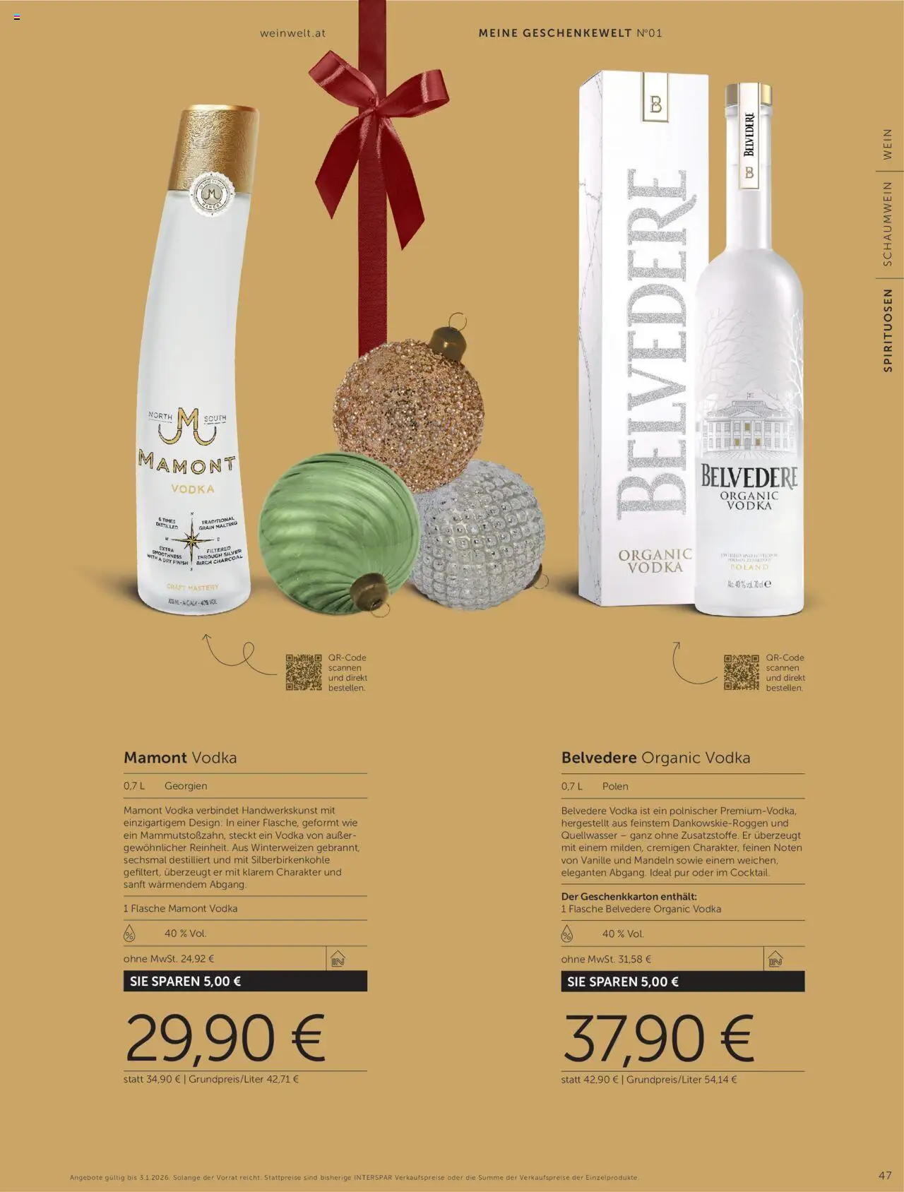 Interspar Geschenkewelt  gültig ab 08.10.2025 | Seite: 47 | Produkte: Wein