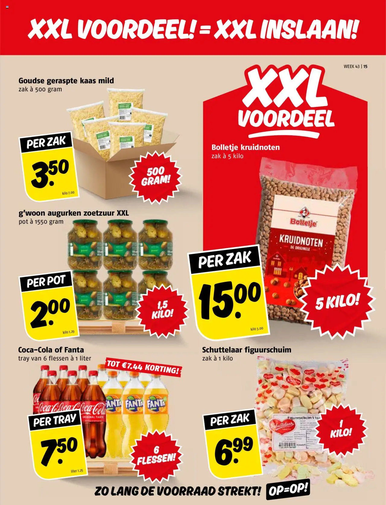 {H1} | Pagina: 15 | Producten: Kaas, Pot, Fanta, Zak