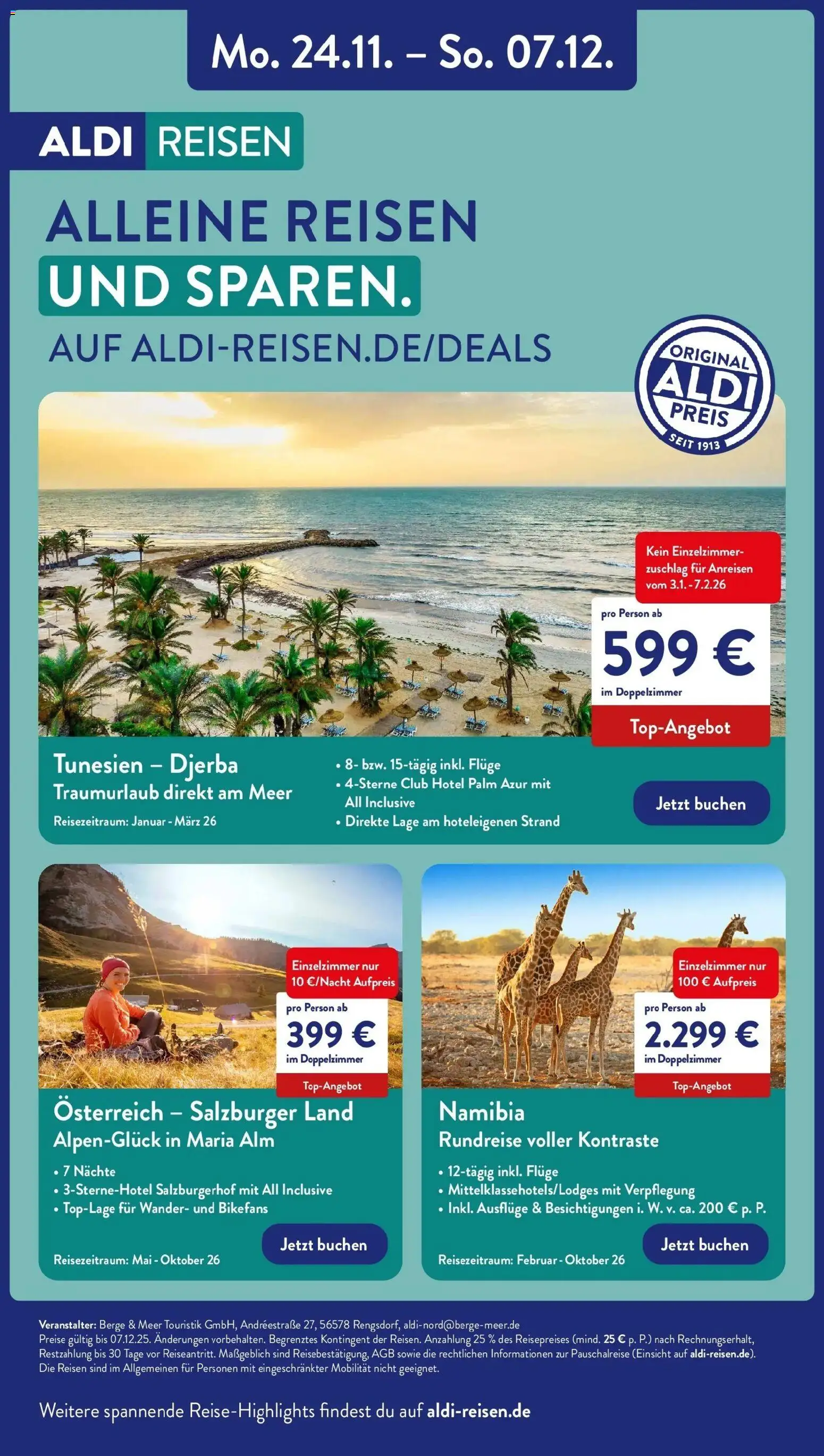 Aldi - ALDI Nord: Wochenangebote – gültig ab 23.11.2025 | Seite: 50