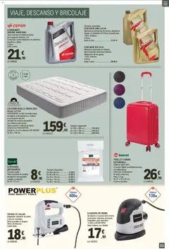 Vista previa E.Leclerc folleto válido desde el 22.04.2026 | Página: 33 | Productos: Colchon, Adaptador, Peso, Plancha