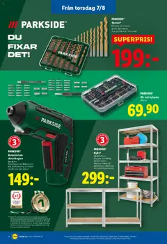 Lidl reklamblad aktuell från 04.08.2025 | Sida: 23 | Produkter: Skruvdragare, Laddare