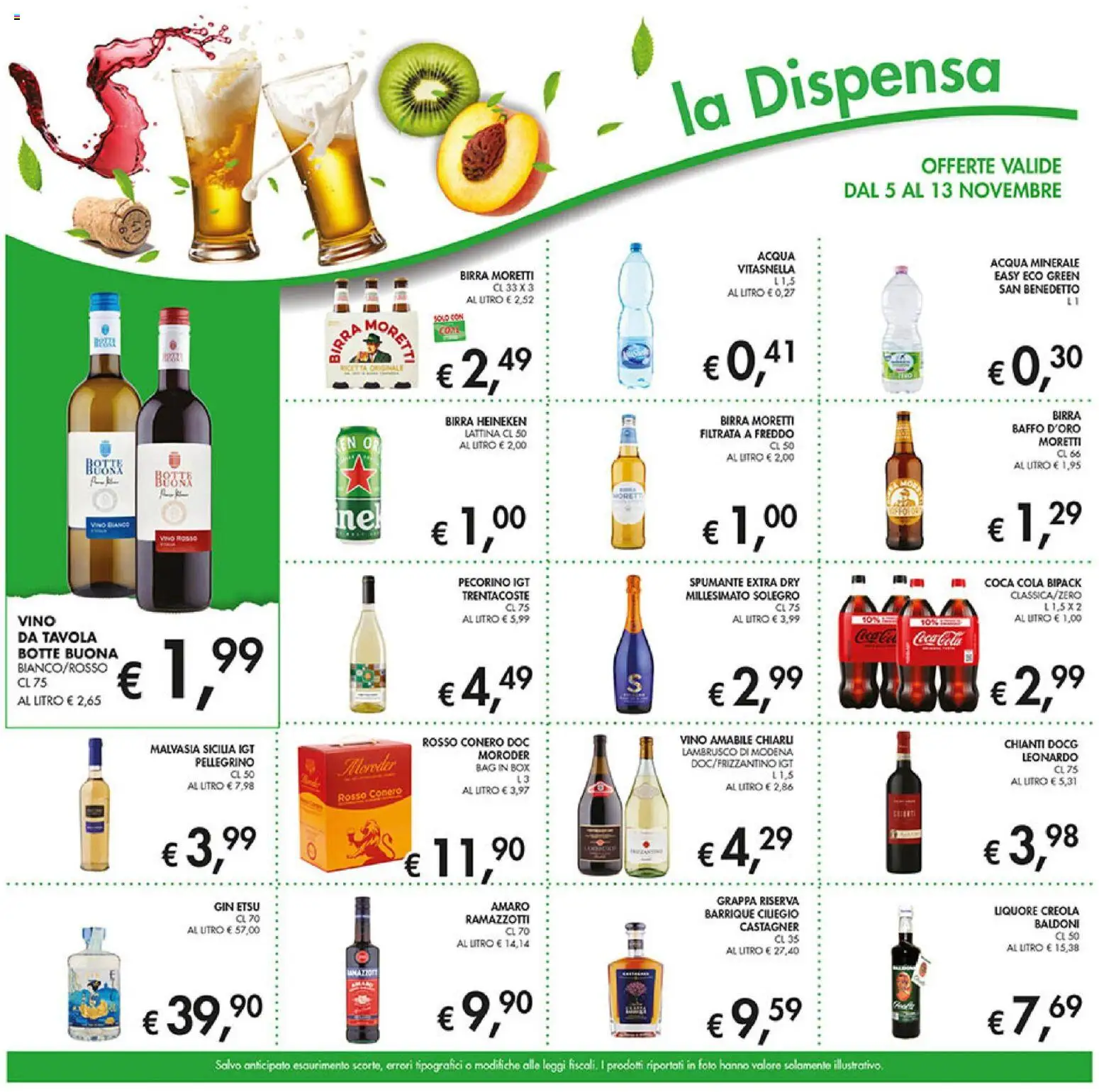 Volantino Coal del 05.11.2025 | Pagina: 16 | Prodotti: Gin, Vino, Spumante, Pecorino