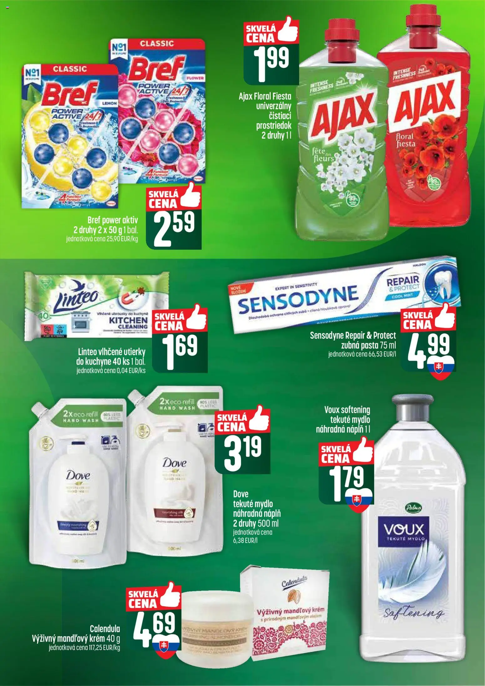 Nové COOP Jednota akcie – leták je platný od 16.04.2026 | Strana: 51 | Produkty: Kuchyňa, Mydlo, Zubná pasta, Krém