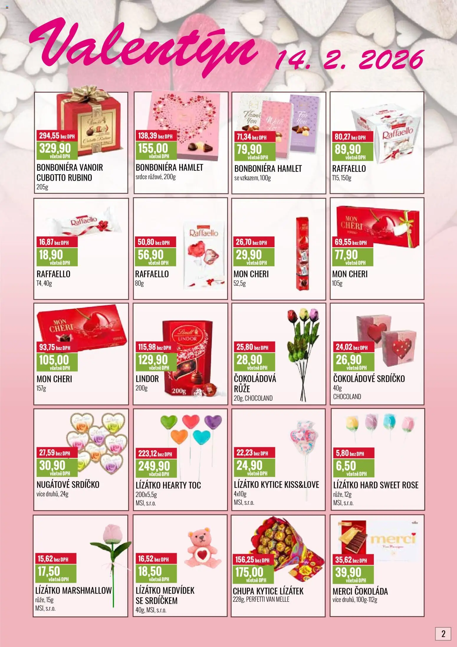 Ratio leták od 01.02.2026 | Strana: 3 | Produkty: Marshmallow, Bonboniéra, Merci, Kytice