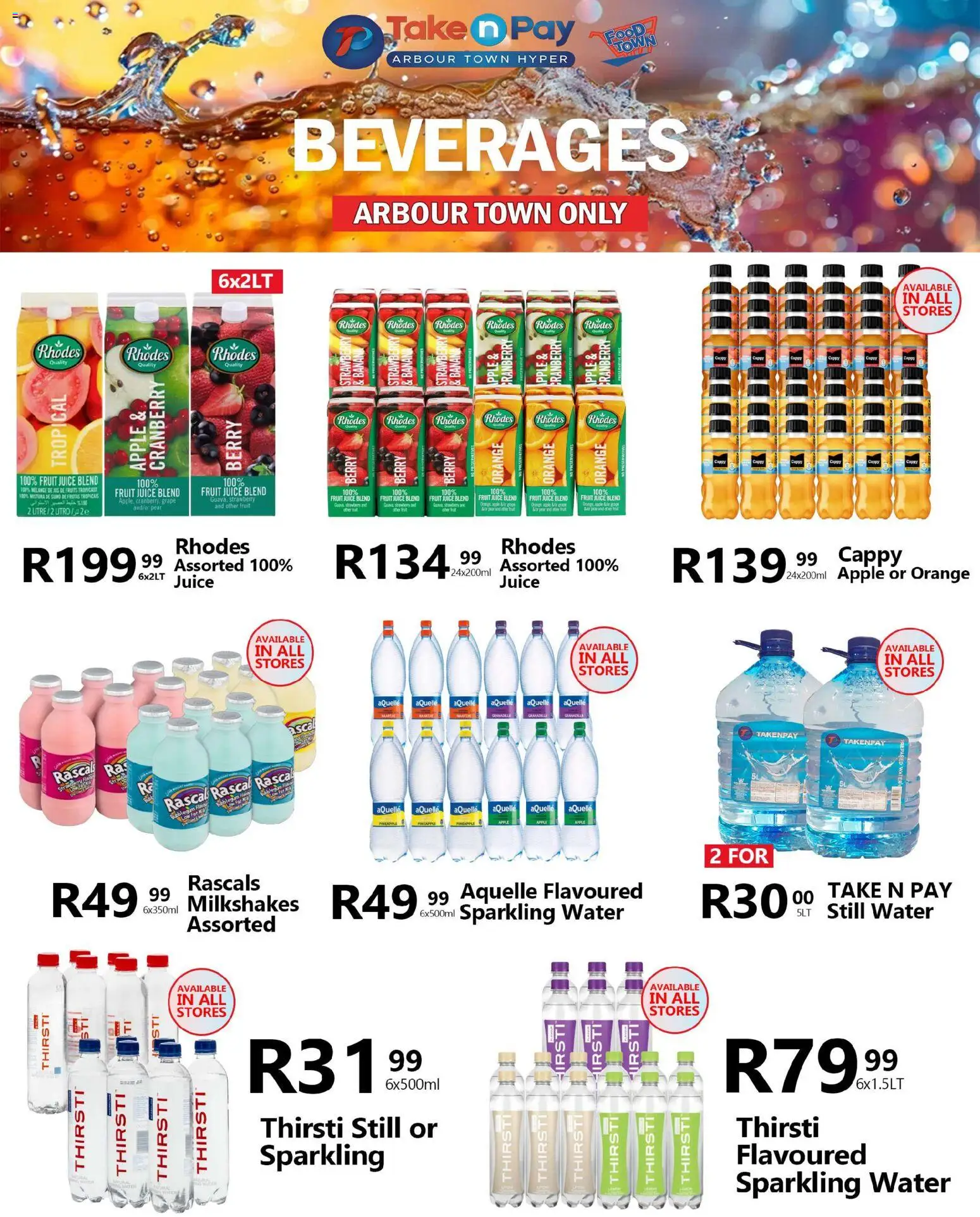 New Take n Pay catalogue – valid from 10.11.2025 | Page: 26 | Products: Cesto para colada, Juice, Water, Fruit