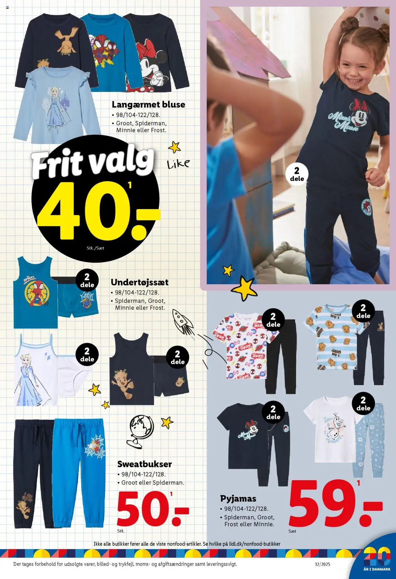 Lidl Tilbudsavis gyldig fra 07.08.2025 | Side: 37 | Produkter: Pyjamas, Bluse, Sweatbukser