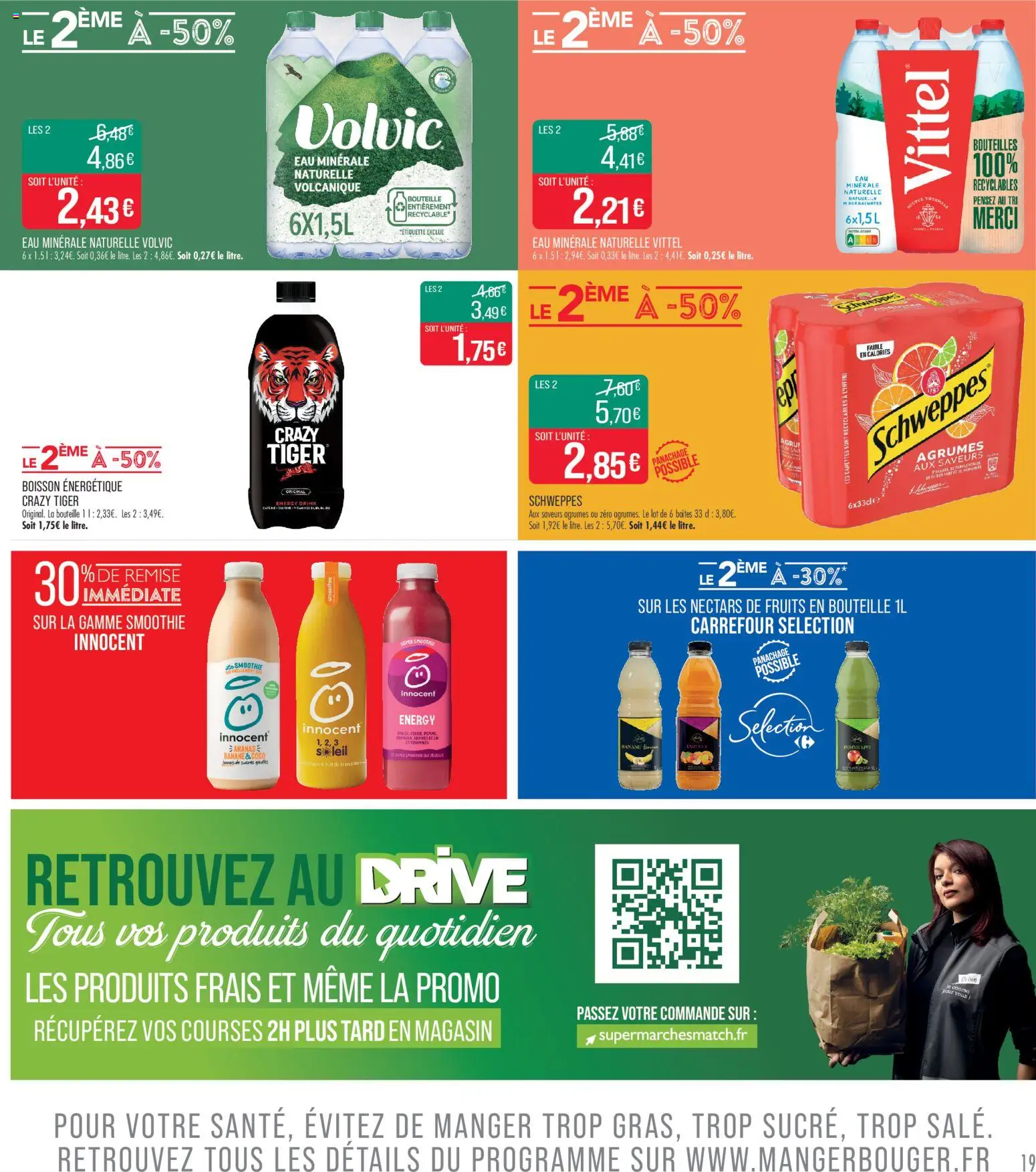 {H1} | Page: 19 | Produits: Volvic, Eau minerale naturelle Vittel, Eau minérale naturelle, Eau minerale naturelle Volvic