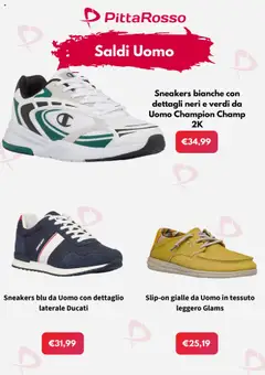 Volantino PittaRosso del 21.07.2025 | Pagina: 4 | Prodotti: Sneakers
