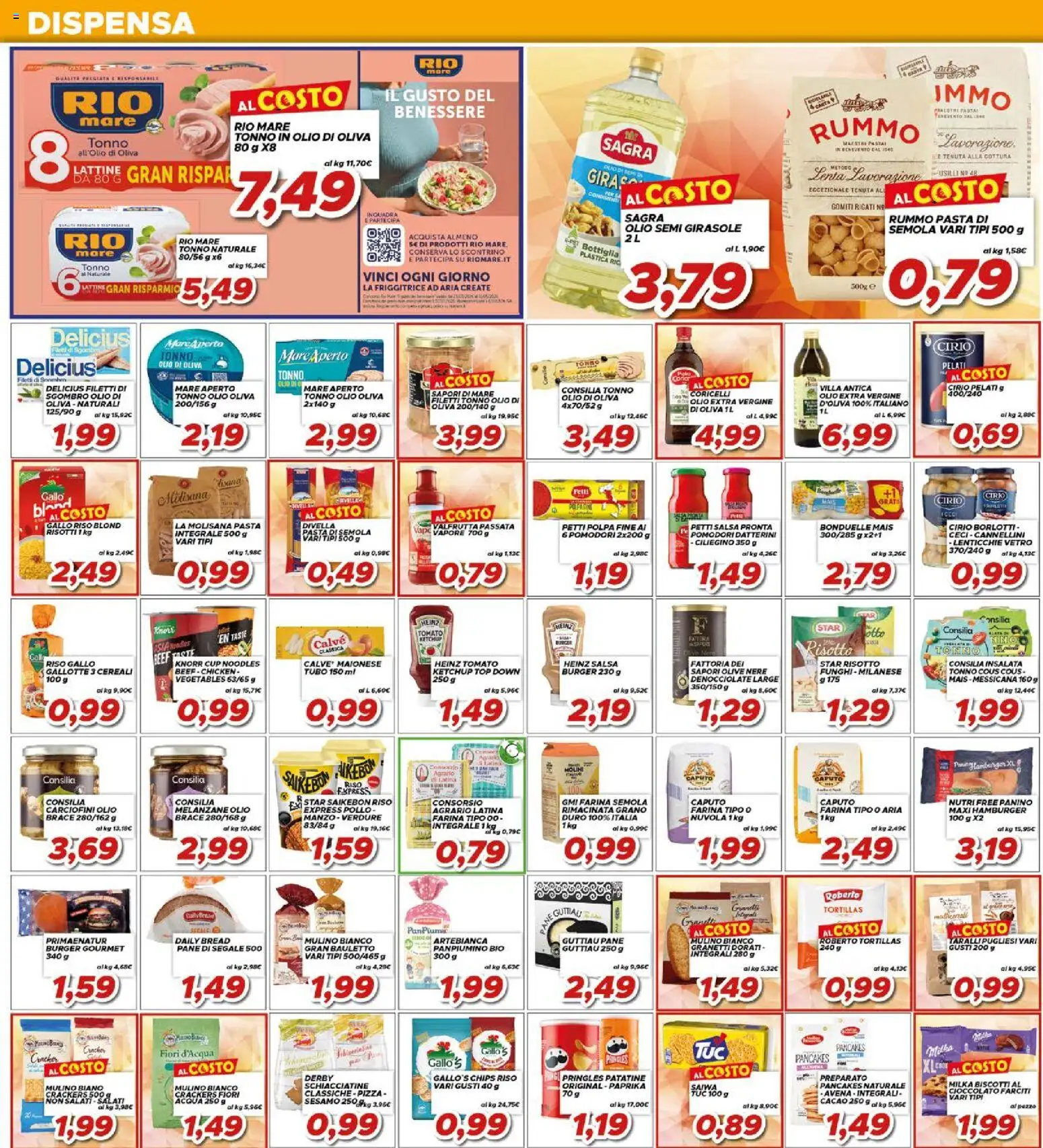 Volantino Ma Supermercati del 17.04.2026 | Pagina: 12 | Prodotti: Verdure, Melanzane, Olio extra vergine, Olio di Oliva