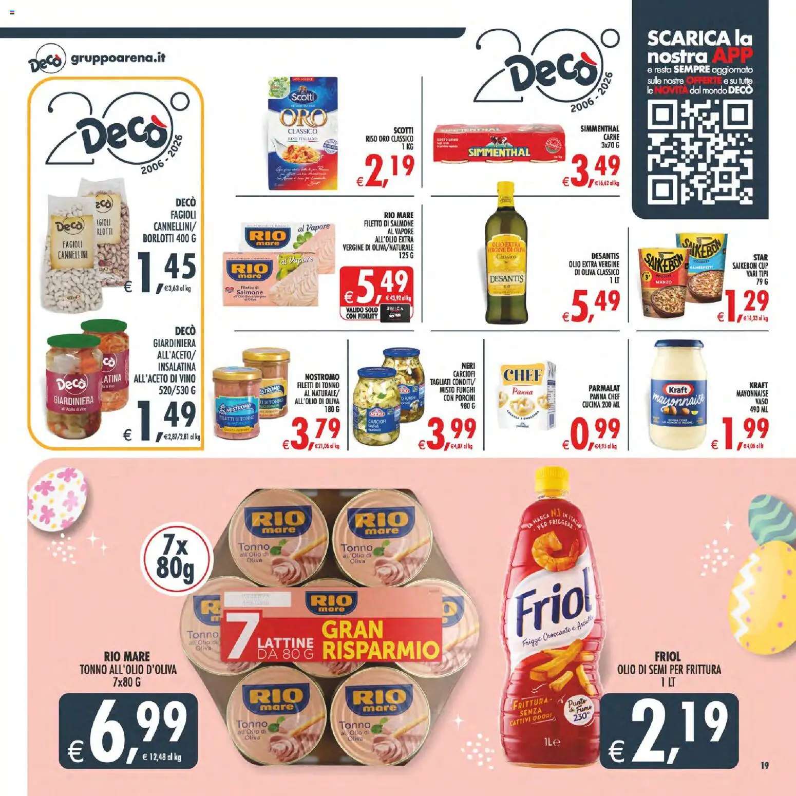 Volantino Decò del 27.03.2026 | Pagina: 21 | Prodotti: Manzo, Panna, Olio, Vaso