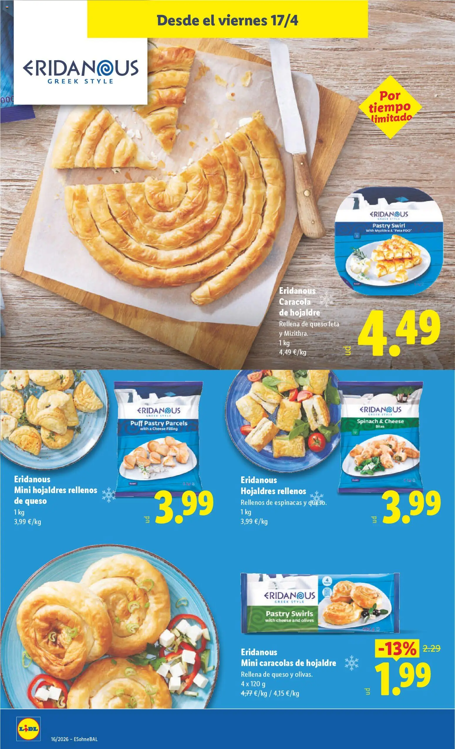 Lidl folleto │ válido desde el 13.04.2026 | Página: 42 | Productos: Queso, Πορσελάνη