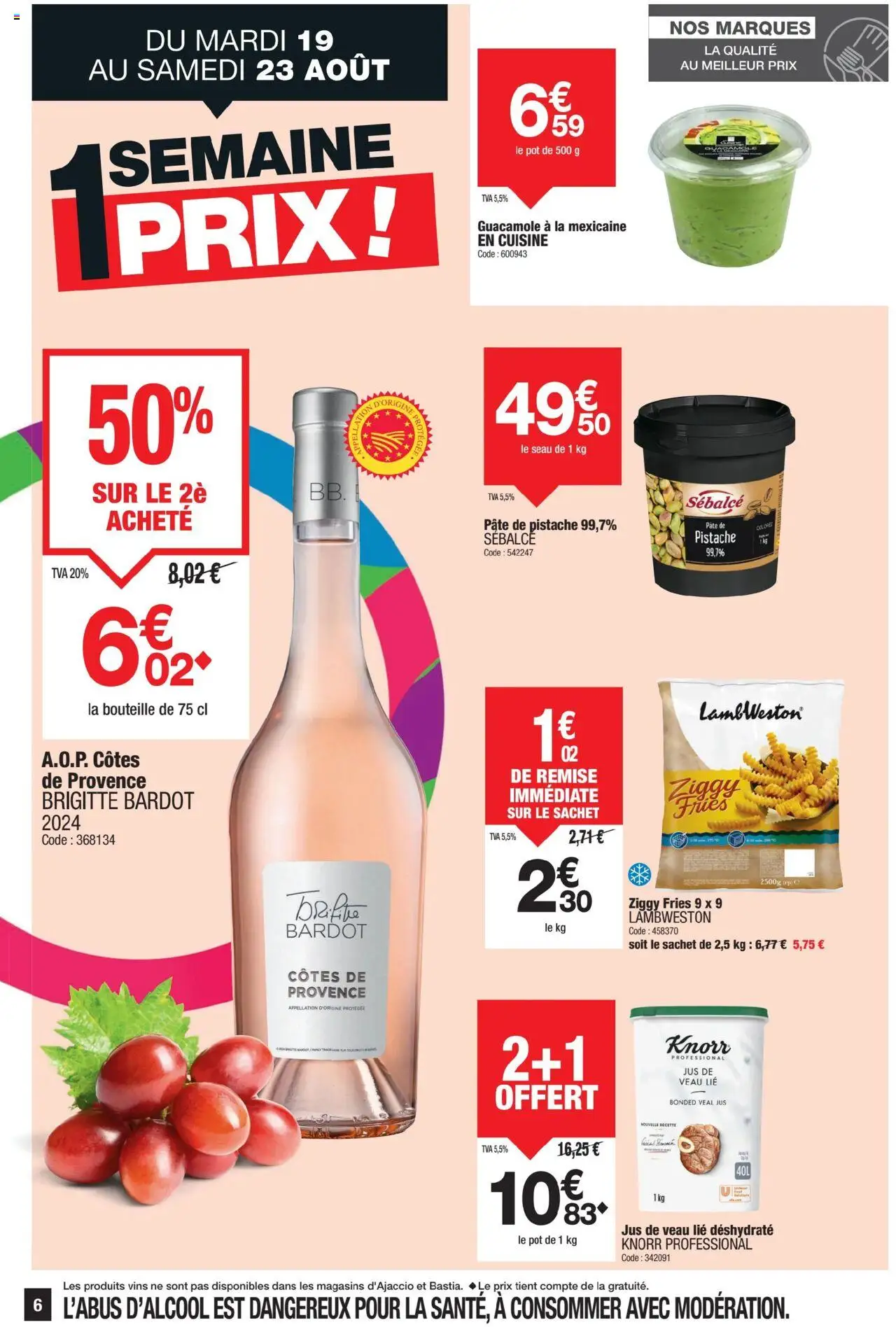  | Page: 6 | Produits: Guacamole, Jus