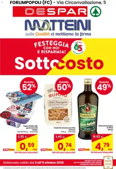 Anteprima del volantino Despar Forlimpopoli catalogo valido a partire dal 02.10.2025