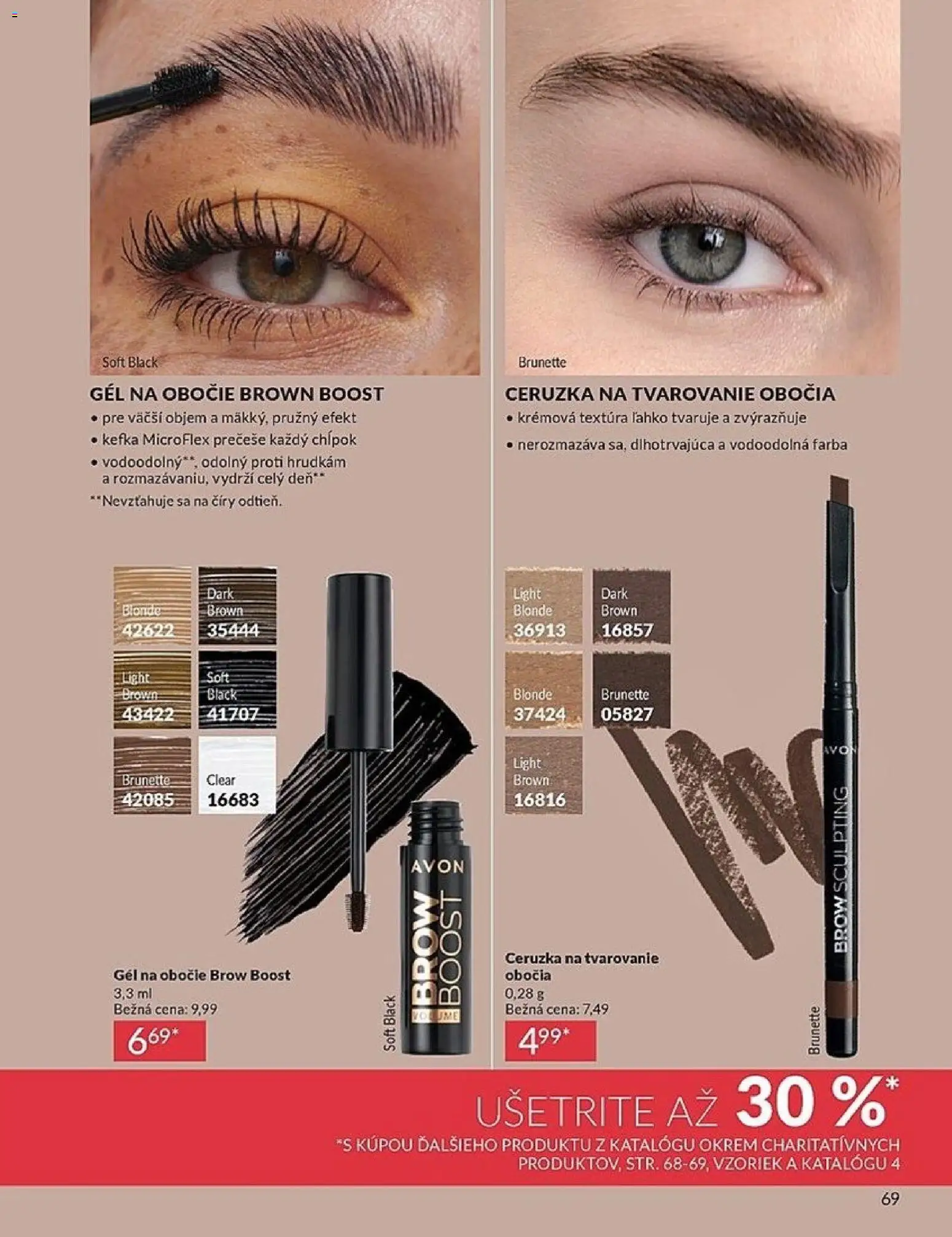 Nové Avon akcie – leták je platný od 01.03.2026 | Strana: 69 | Produkty: Ceruzka
