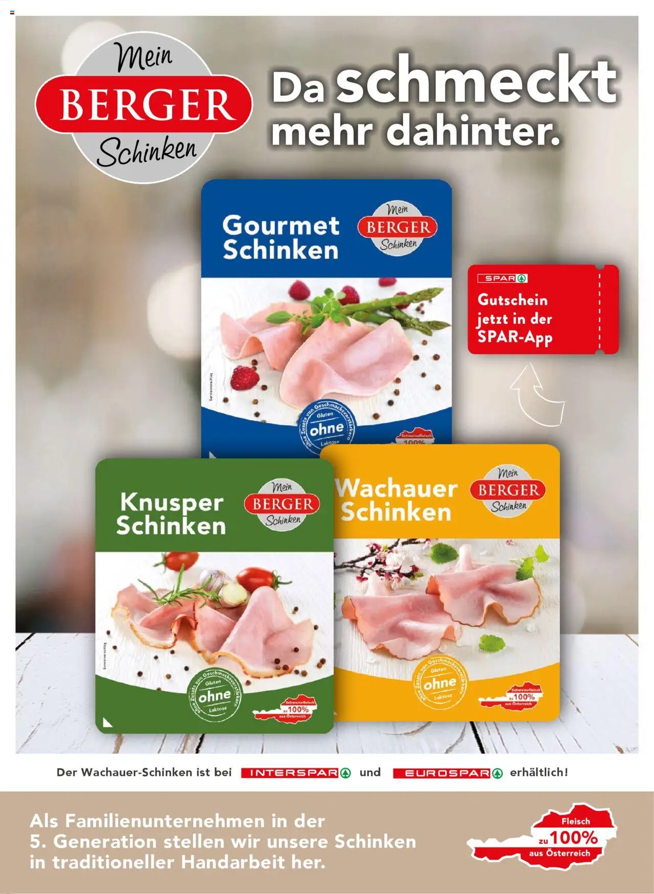 Spar Mahlzeit! Magazin gültig ab 01.09.2025 | Seite: 61 | Produkte: Schinken, Schweinefleisch